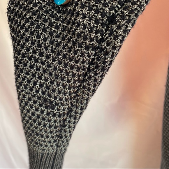 Vince Metallic Knit Cardigan Sweater, sz XS - Picture 6 of 7